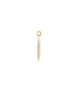14K Gold Diamond Needle Charm