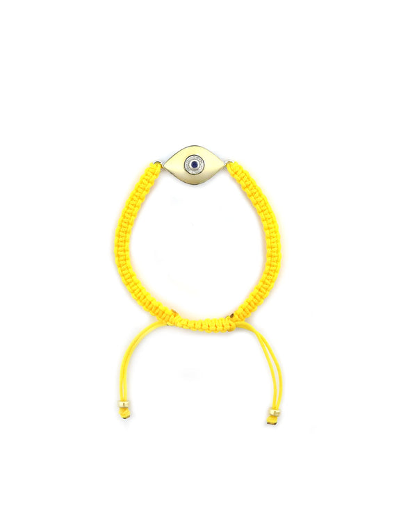 Halo Cosmic Eye Bracelet: Yellow Cord