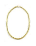 16" 14K Gold 7mm Flat Cuban Chain