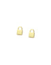 14K Gold Padlock Studs