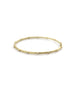 14K Matte Gold Dotted Diamond Bangle