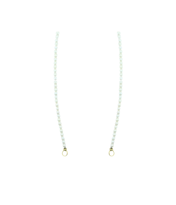 Lock Ready: 4mm Freshwater White Pearls