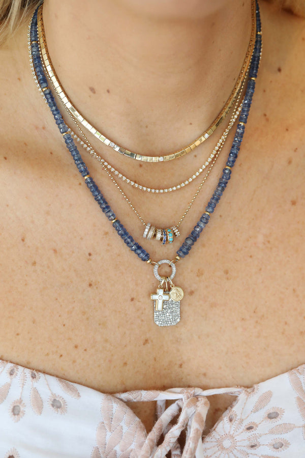 Itty Bitty 14K Gold Marquise Diamond Spacer