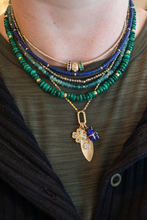 The Lexi Lock Necklace: 1mm Valentino Chain