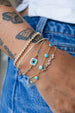 14K Gold Baguette Diamond Zig Zag Bracelet