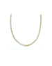 Champagne Zircon Baguette Diamond Spacer Necklace