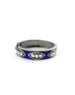 Cobalt Blue Enamel Polki Diamond Bangle