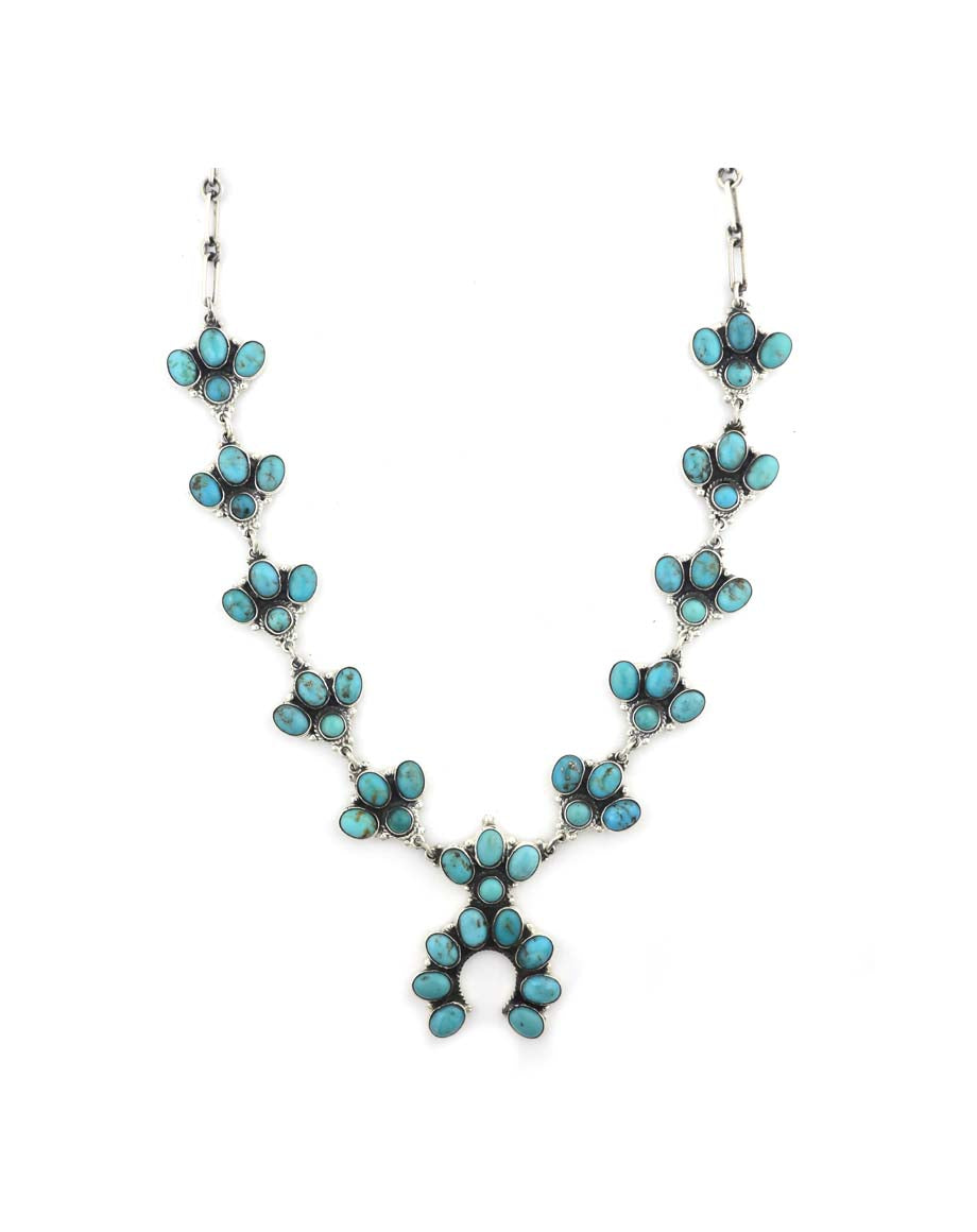 Federico Mini Dark Turquoise Squash Blossom