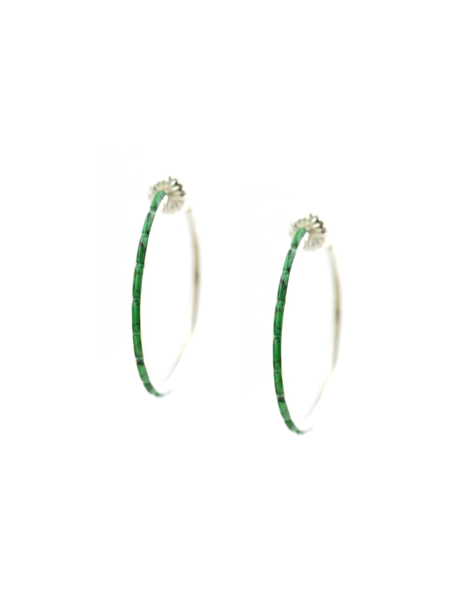 Malachite Tiled Federico Hoops