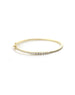 14K Gold Graduated Diamond Bangle