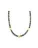 5mm Heishi Labradorite Fluted Rondelle Necklace