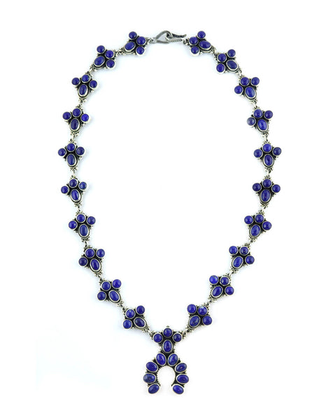 Medium Federico Lapis Squash Blossom Necklace | J. Landa