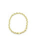14K Gold Small Oval Rolo Chain Link Bracelet