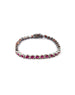 Ruby Silver Tennis Bracelet