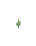 14K Gold Tsavorite Cactus Charm