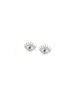 14K Gold Sapphire Evil Eye Lash Studs