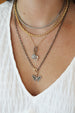 14K Gold Diamond Skull Charm