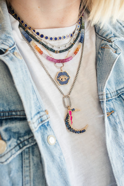 Large Luxe Lexi Lock Necklace - Lock Necklaces for Your