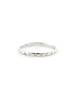 14K White Gold Thin Dotted Diamond Band
