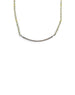 The Lina Necklace - Oxidized Bar on Pyrite