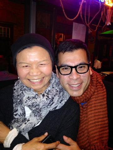 Chan Luu and I at El Charro Cafe in Tucson