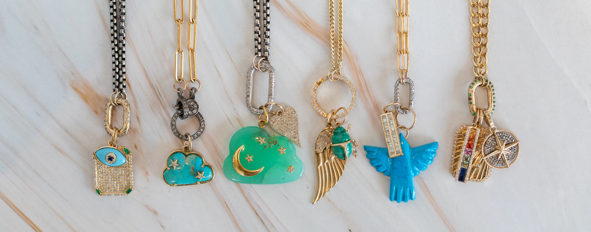 Lock Necklaces and Charm Enhancers