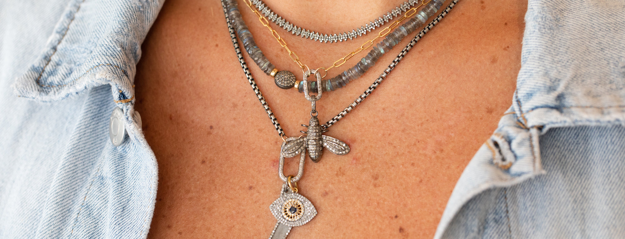 Silver & Diamond Jewelry