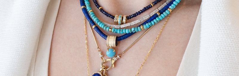 14K Gold Unique Stacking Dainty Necklaces