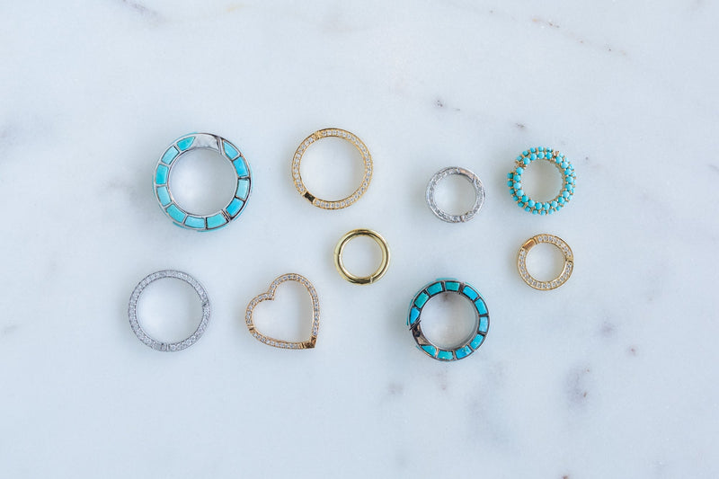 14k gold connectors and locks
