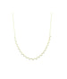 14K Gold Dainty Trio Triangle Diamond Necklace