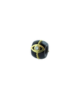 18K Gold Diamond Black Onyx Evil Eye Spacer