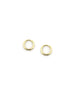 10mm 14K Gold Simple Huggies