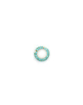 12mm 14K Gold Dotted Turquoise Lock Connector