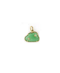 14K Gold Mini Jade Cloud Charm