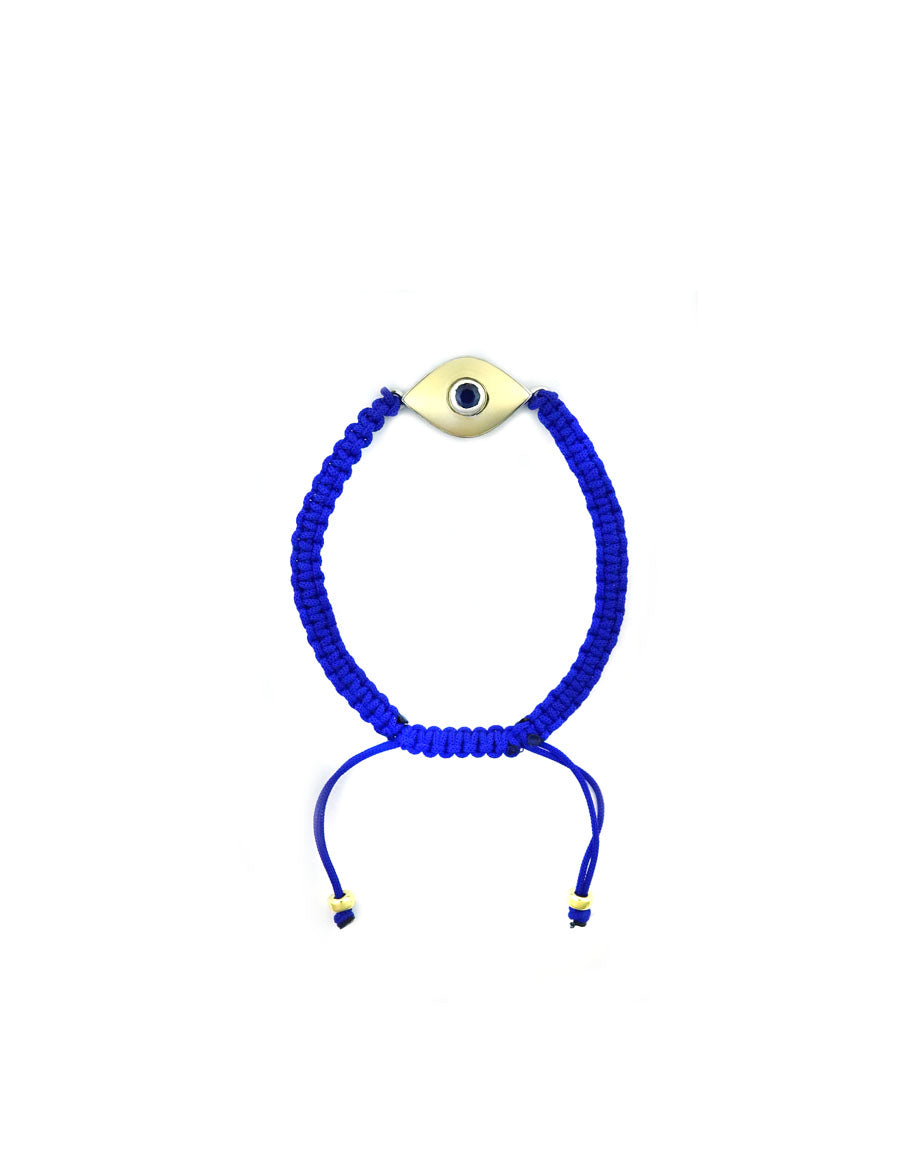 Classic Cosmic Eye Bracelet: Cobalt Blue Cord