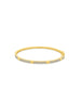 14K Gold Diamond Spike Bangle