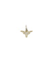 14K Yellow Gold Pave Diamond Longhorn Charm