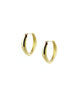 Small 14K Gold Curved V Hoops
