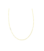 XS 14K Gold Paper Clip Chain