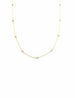 14K Gold .21ct Diamond by the Yard Necklace