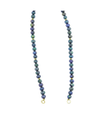 Lock Ready: 7mm Open Peacock Pearl Rondelle Strand