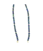 Lock Ready: 7mm Open Peacock Pearl Rondelle Strand