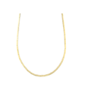 3mm 14K Gold Segmented Omega Necklace