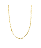 4mm 24" 14K Gold Figaro Chain