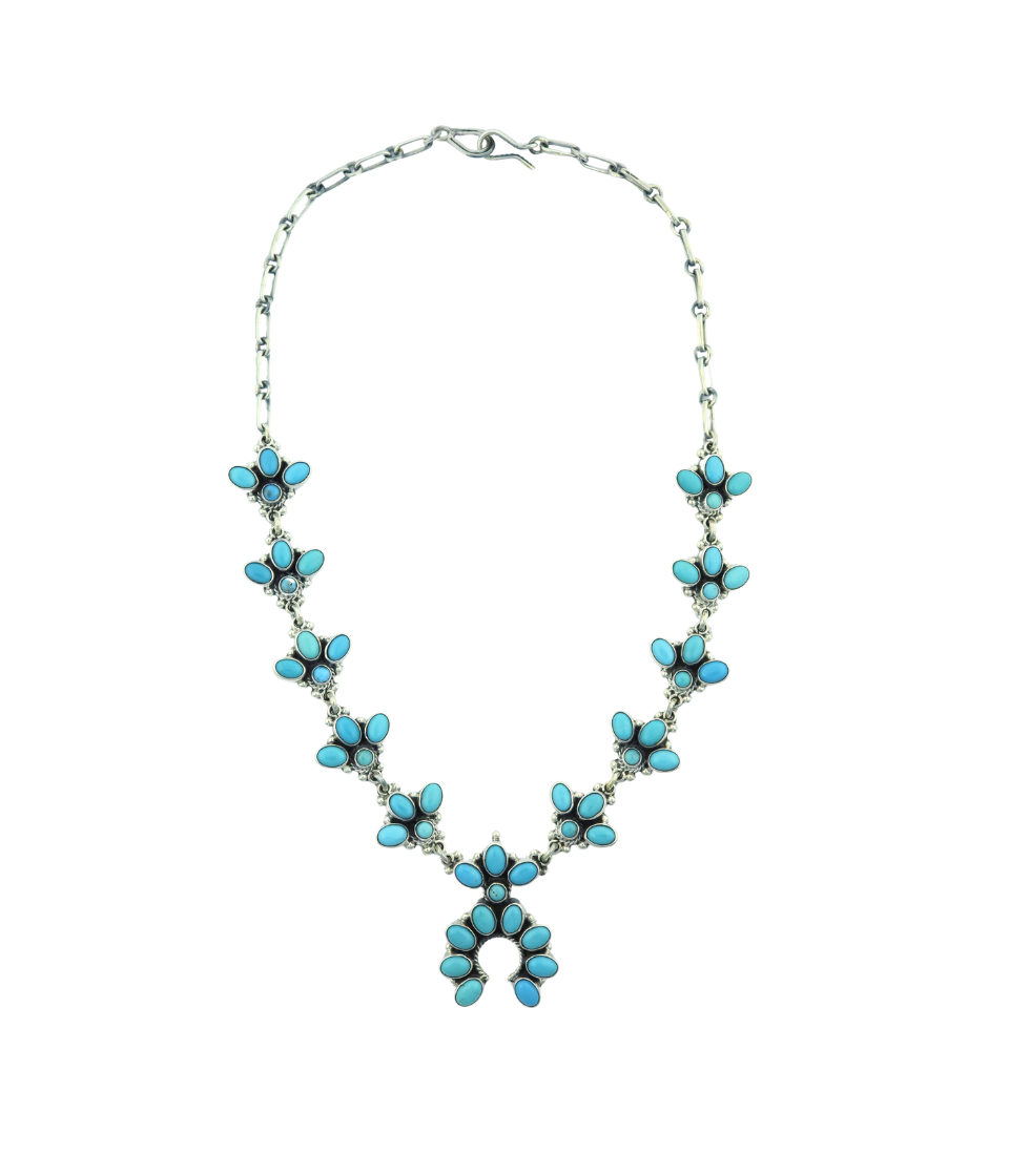 Federico Mini Turquoise Squash Blossom
