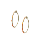 Federico Spiny Oyster Tiled Hoops
