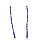 Lock Ready: Open Dark Blue Kyanite Rondelle Strand