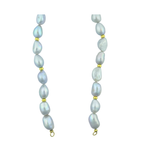 Lock Ready: Open Light Gray Baroque Pearl Strand