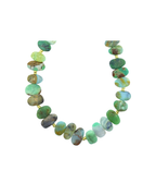 20mm Oval Peruvian Opal Rondelle Necklace
