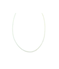4mm Freshwater White Pearl Rondelle Necklace